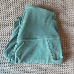 Lululemon Align Pants 25” with Pockets size 6 TIDEWATER TEAL